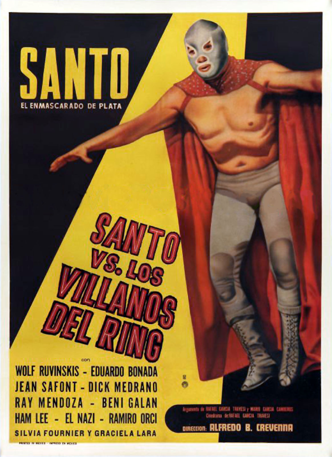 SANTO EL ENMASCARADO DE PLATA VS LOS VILLANOS DEL RING